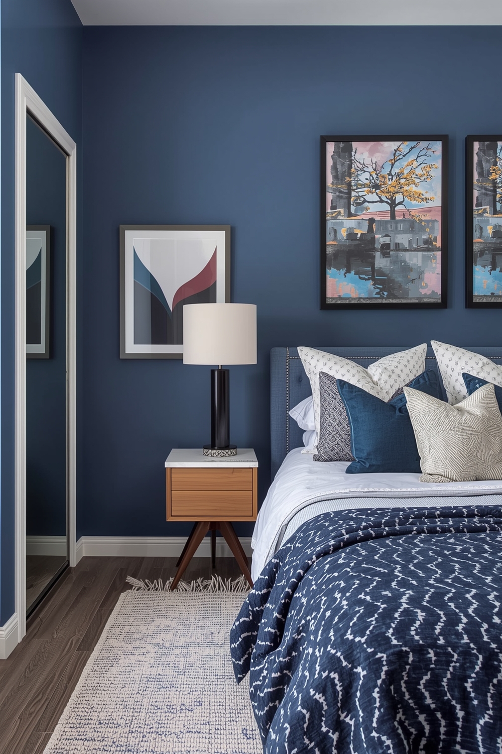 Modern Blue Bedroom Designs