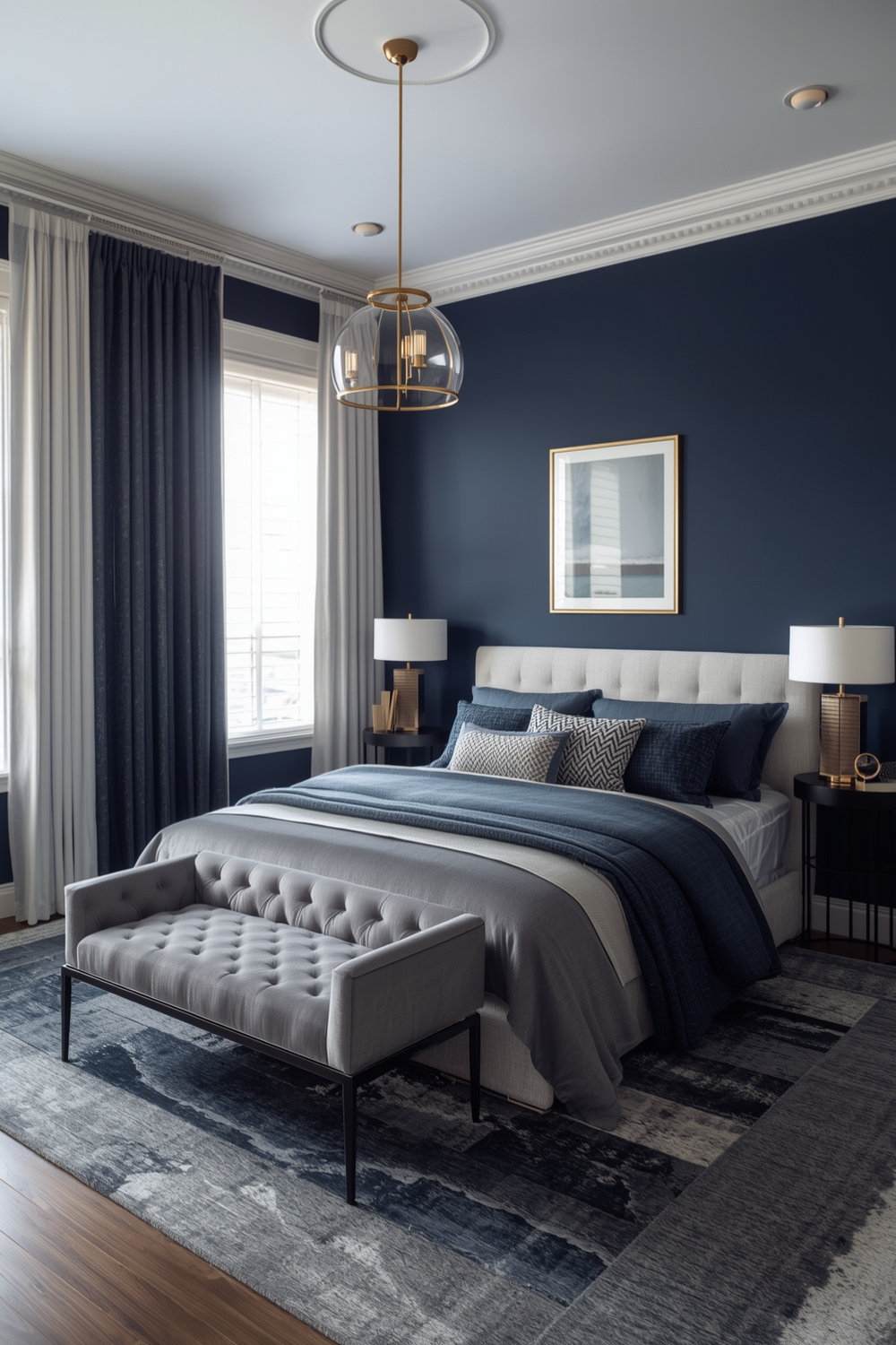 Modern Blue Bedroom Layouts