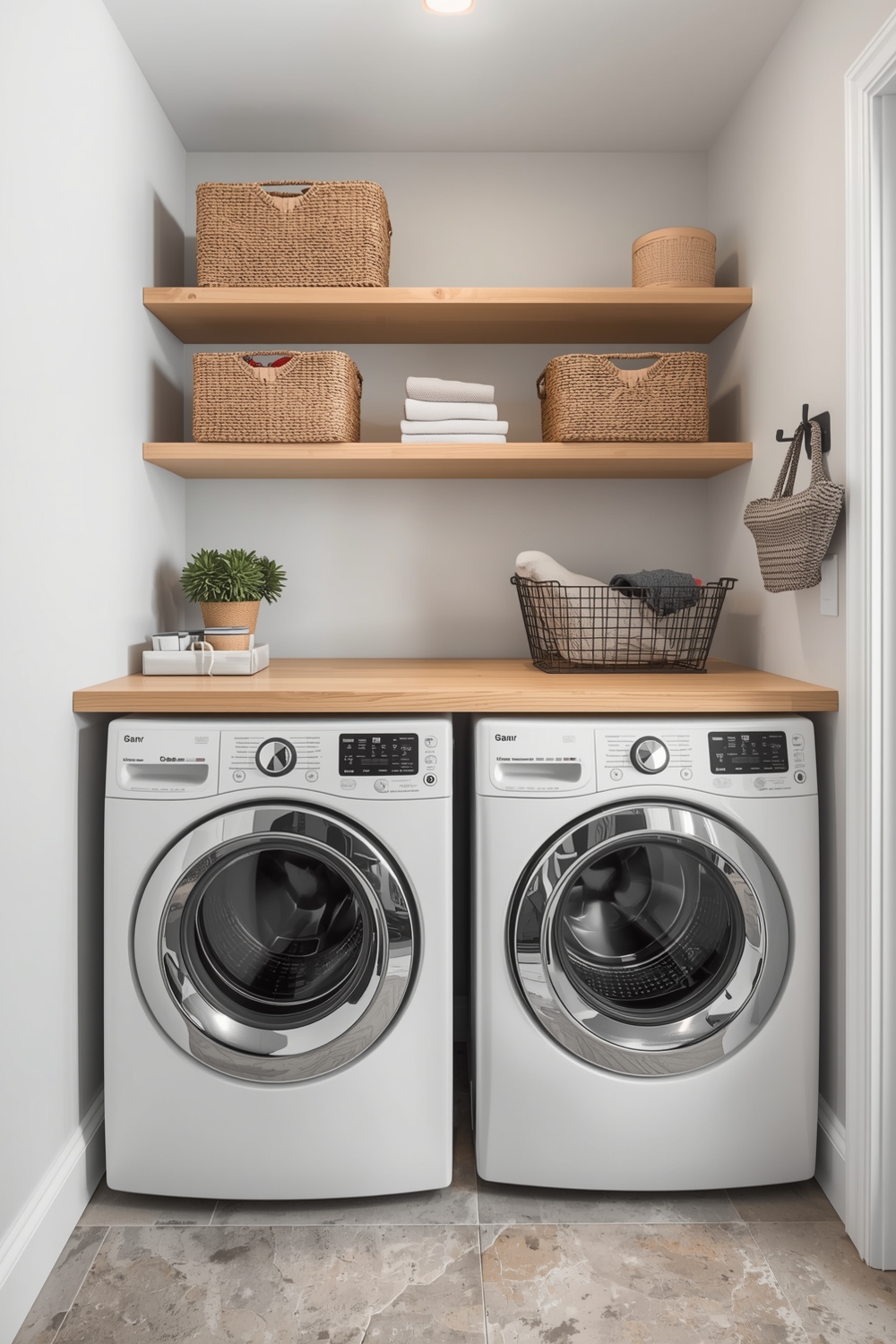 Modern Laundry Room Workspace