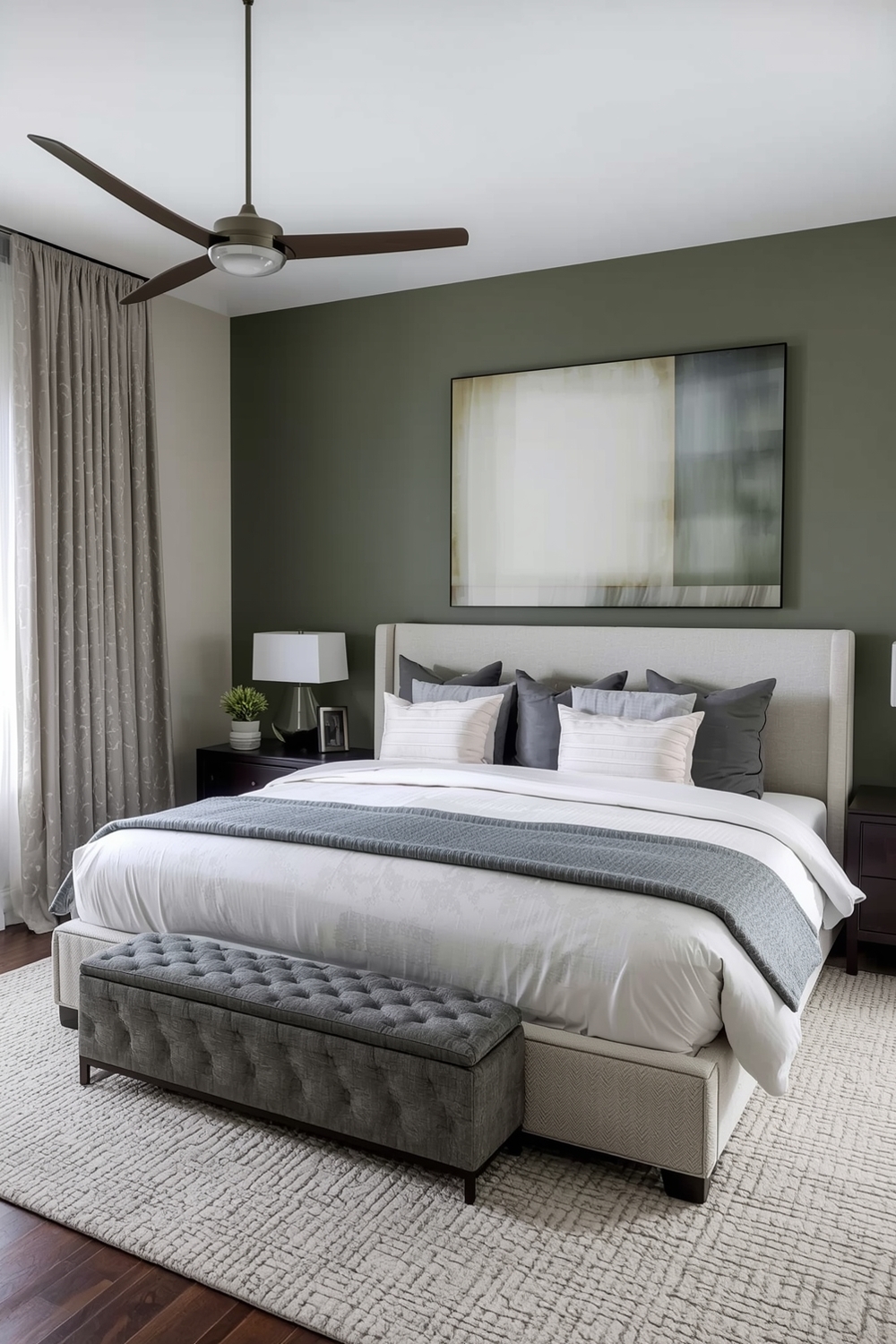 Modern Sage Green Bedroom Designs