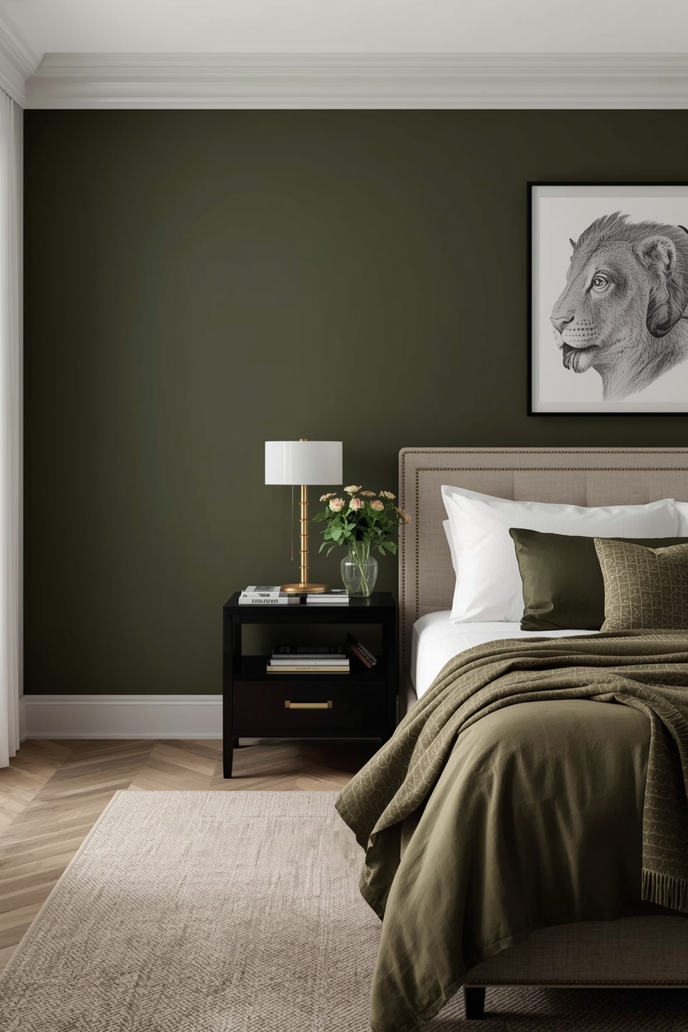 Olive Green Bedroom Decor Layouts