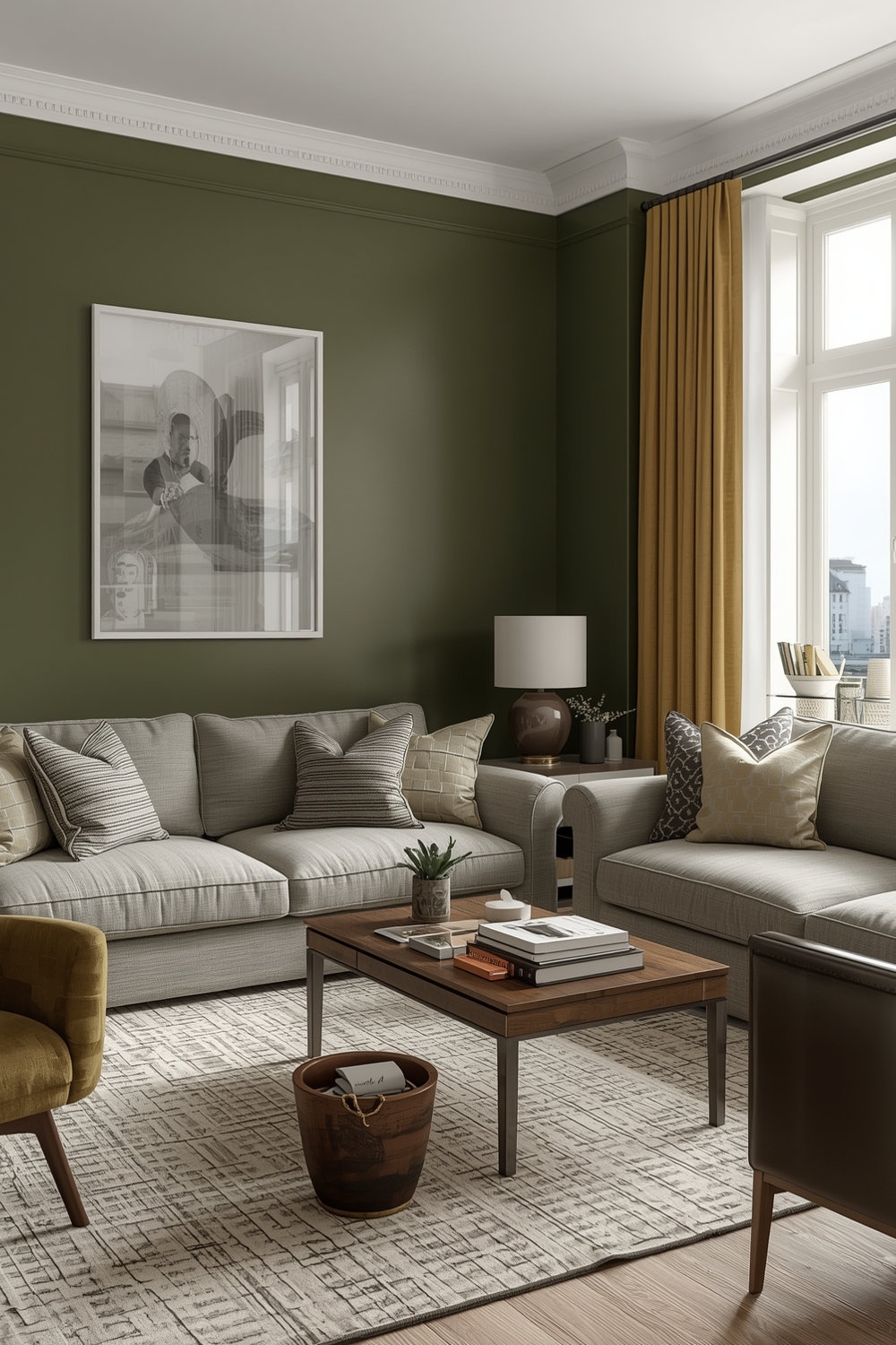 Olive Green Living Room Ideas Inspiration for Every Room