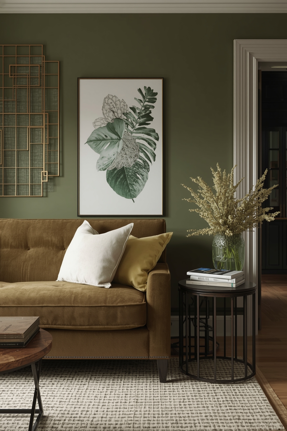 Olive Green Living Room Ideas for Elegant Spaces