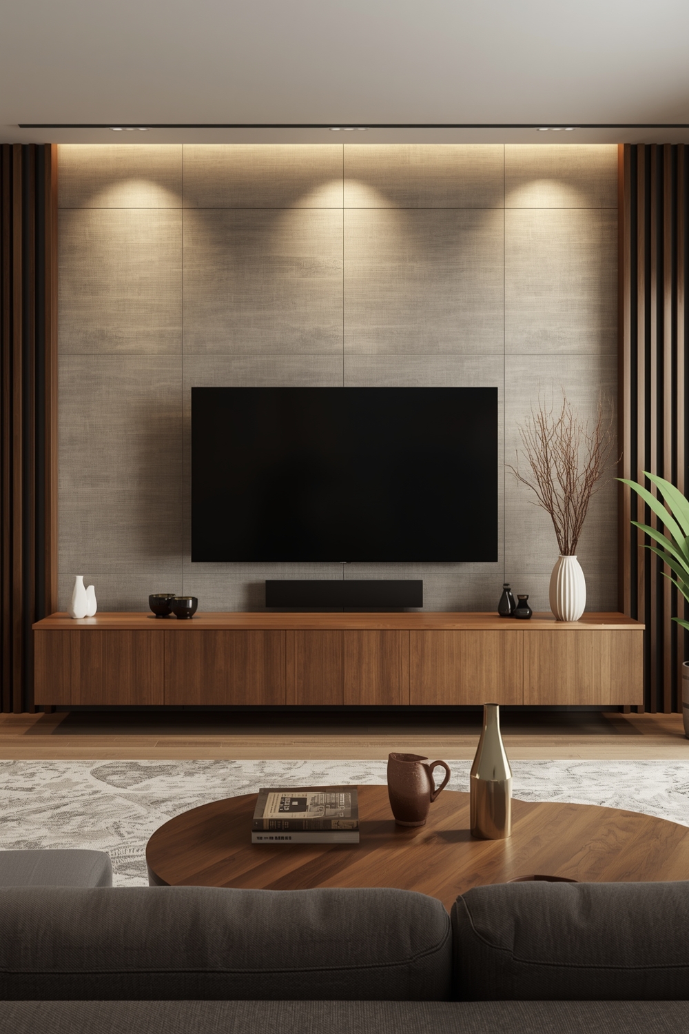 Open Concept TV Wall Layouts