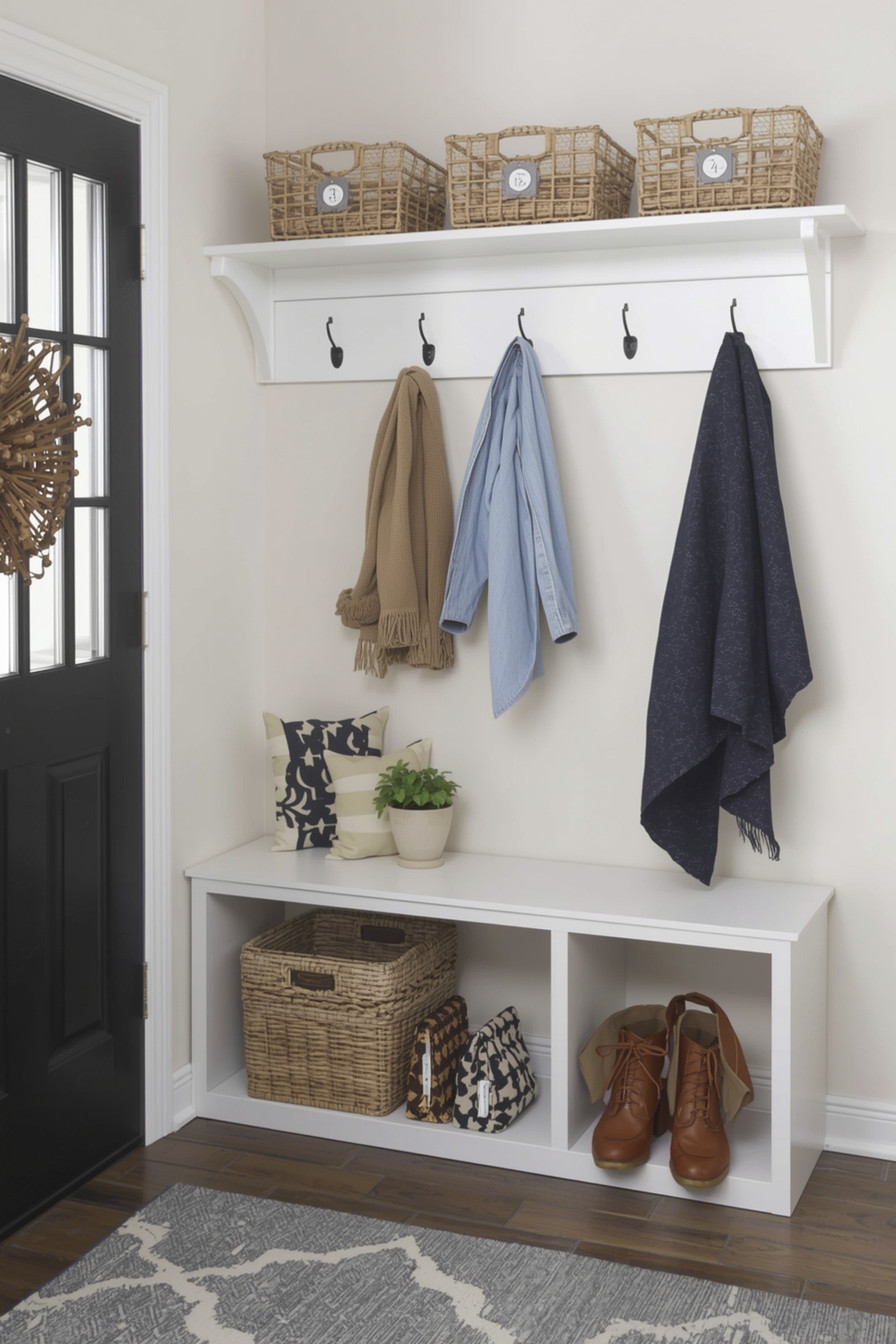 Organized Small Entryway Solutions