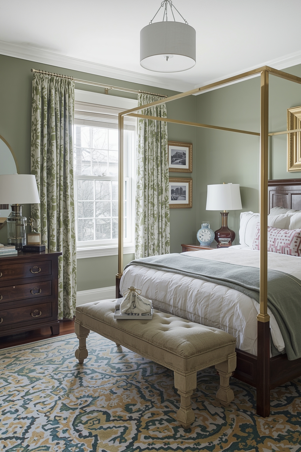 Sage Green Bedroom Accent Ideas
