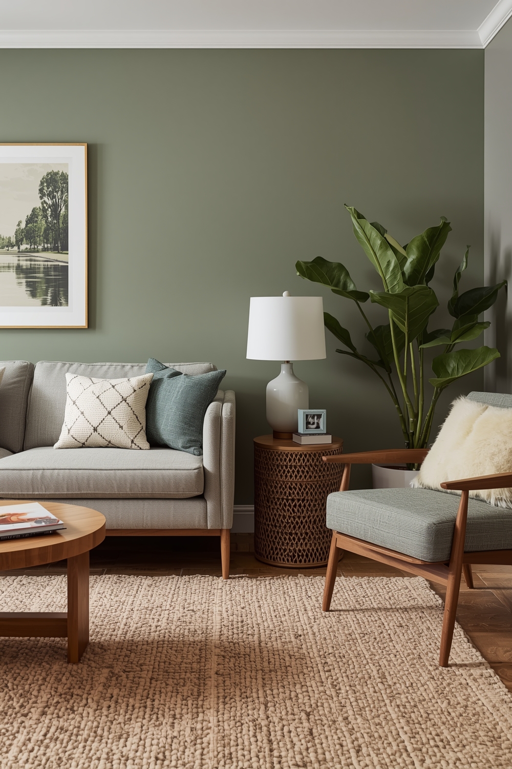 Sage Green Living Room Color Combinations