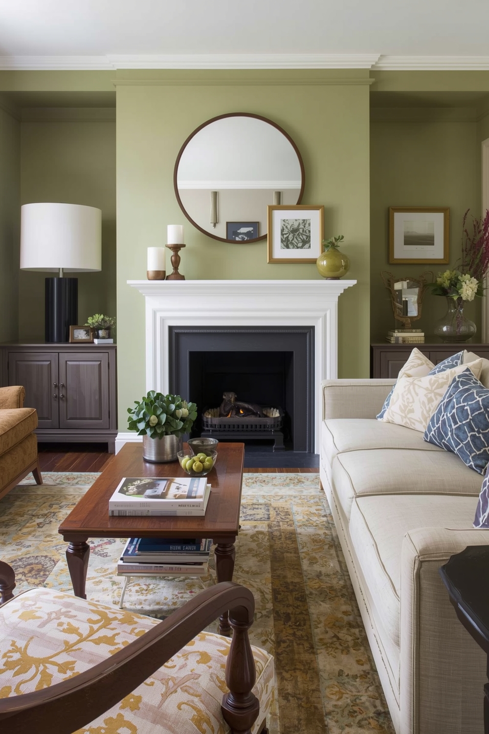 Sage Green Living Room Color Ideas