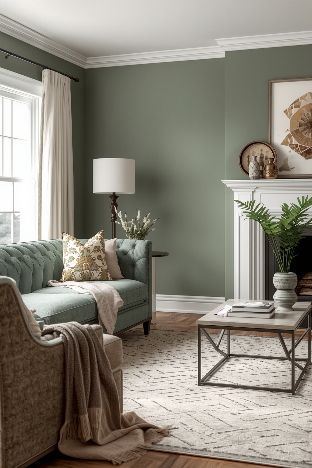 Sage Green Living Room Decor Layouts
