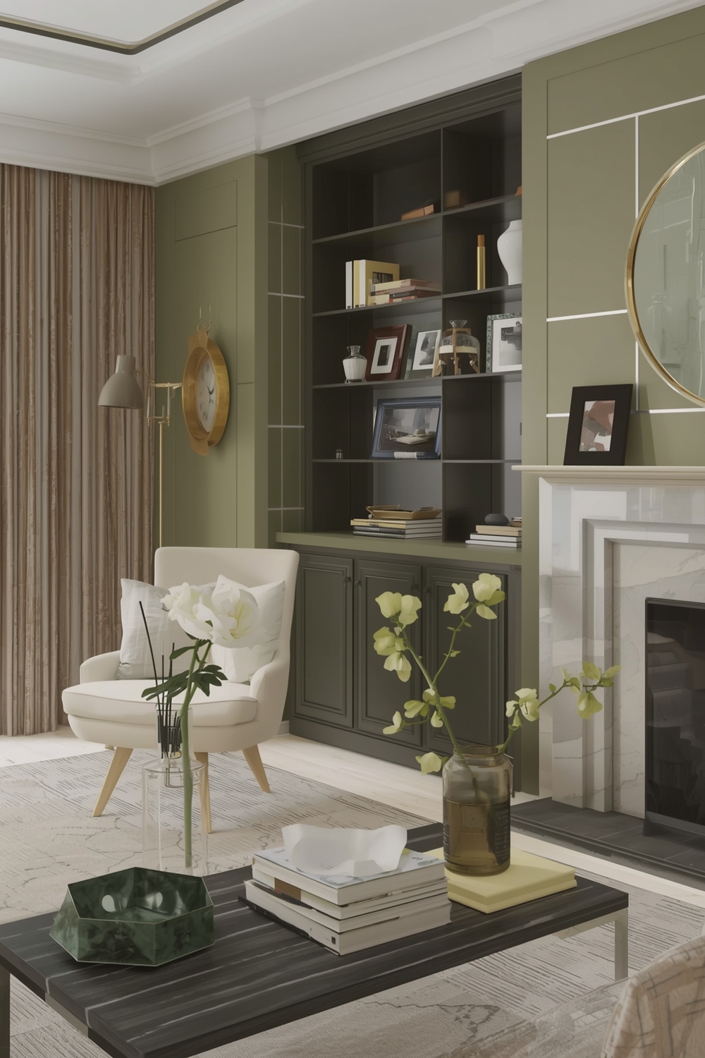 Sage Green Living Room Ideas Designs for Modern Homes