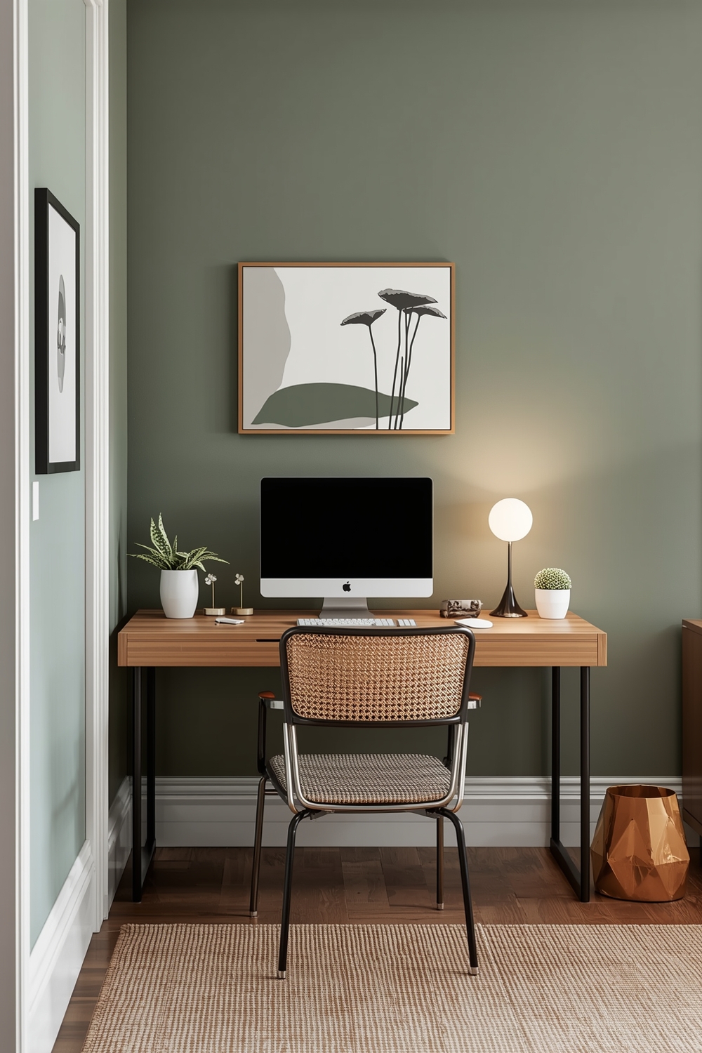 Sage Green Living Room Workspace Layouts