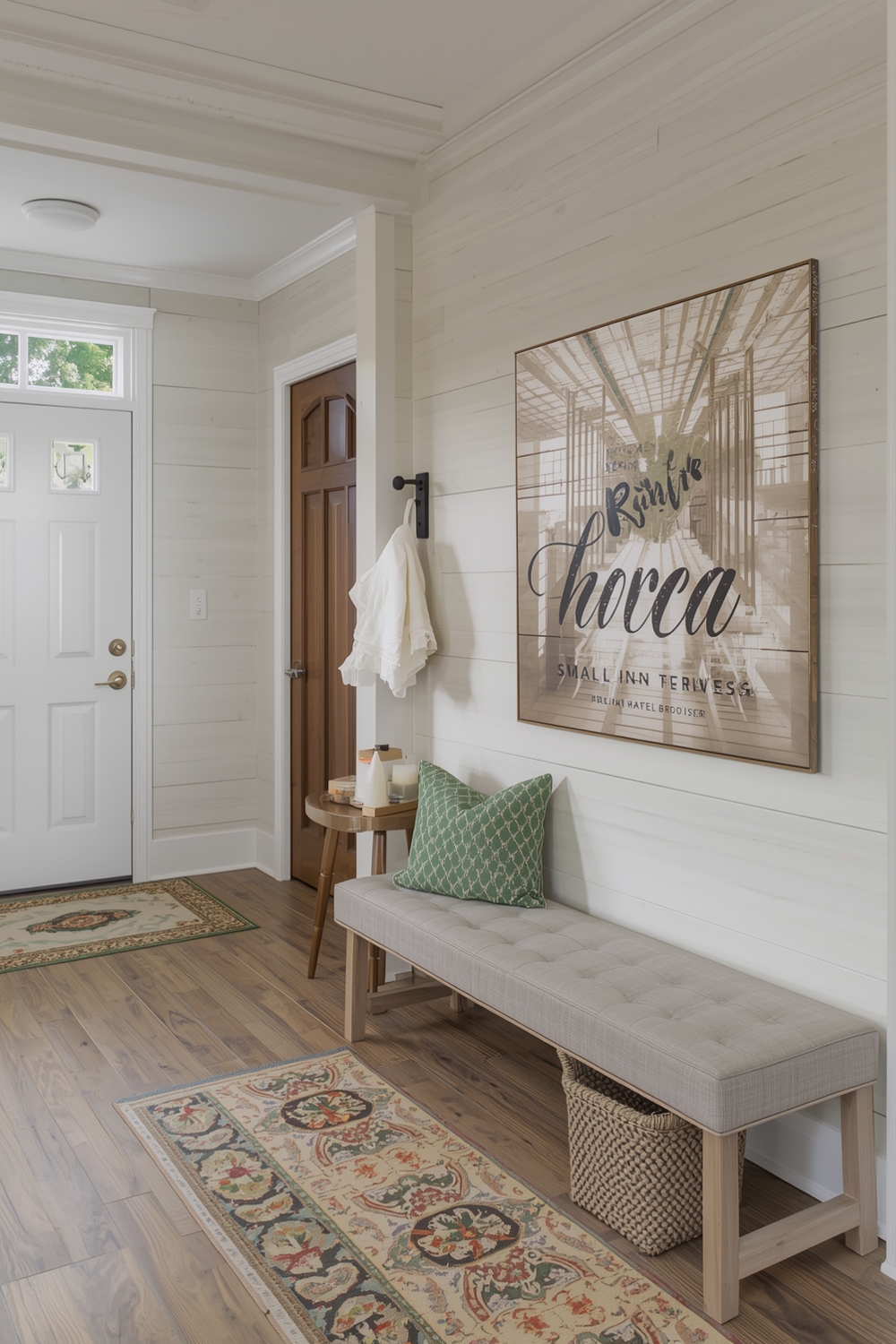 Small Entryway with Bench Ideas