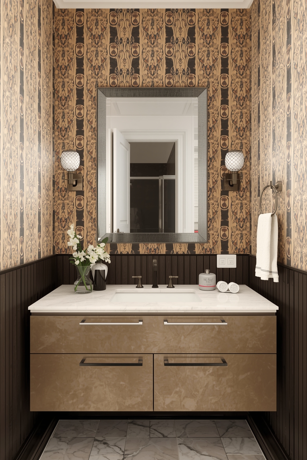 Stylish Bathroom Mirror Layouts