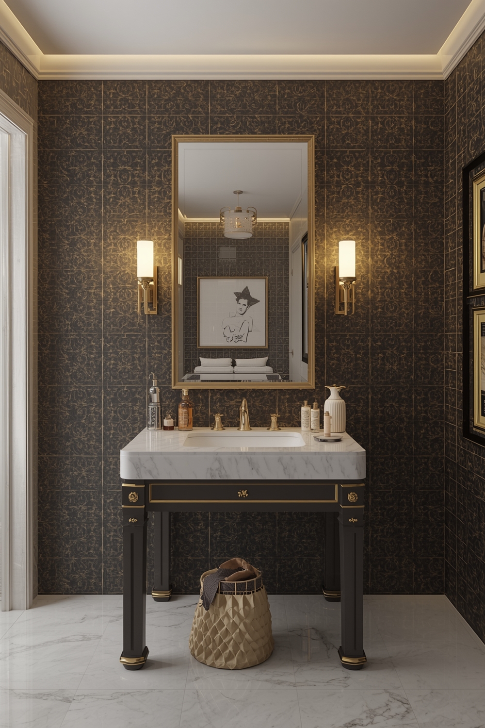 Stylish Bathroom Mirror Layouts