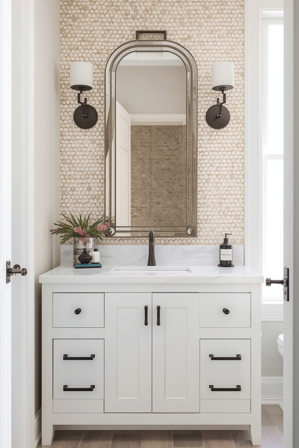 Stylish Bathroom Mirror Layouts