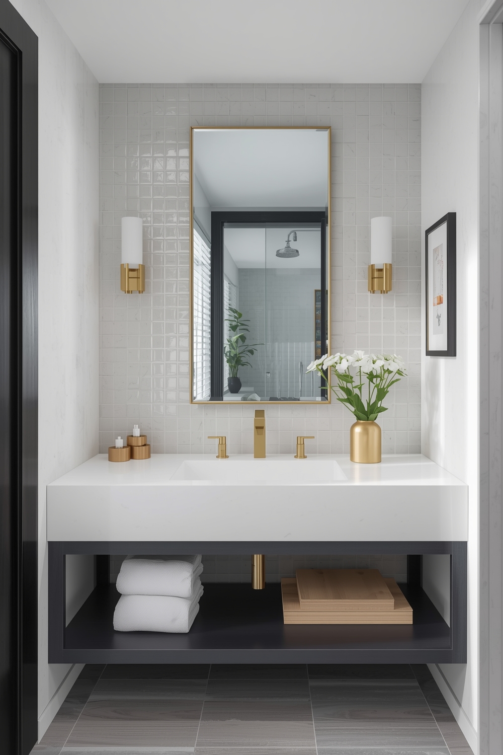 Stylish Bathroom Mirror Layouts