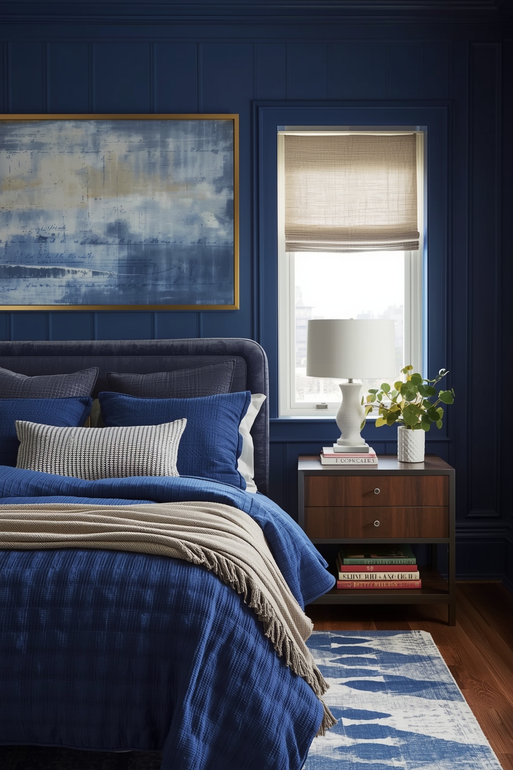 Stylish Blue Bedroom Layout Combinations