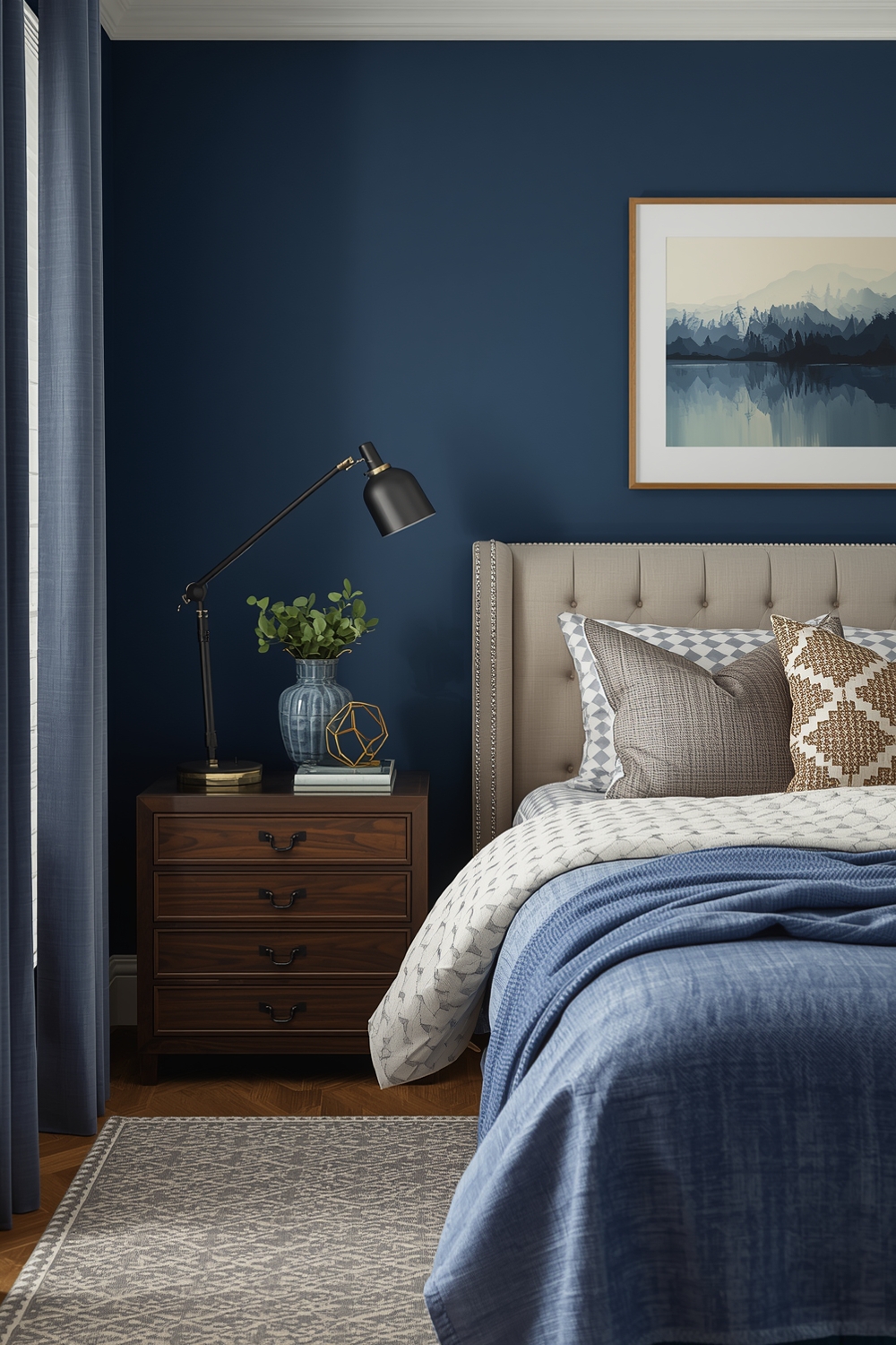 Stylish Blue Bedroom Layouts