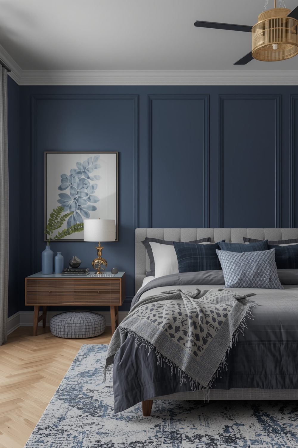 Stylish Blue Bedroom Layouts