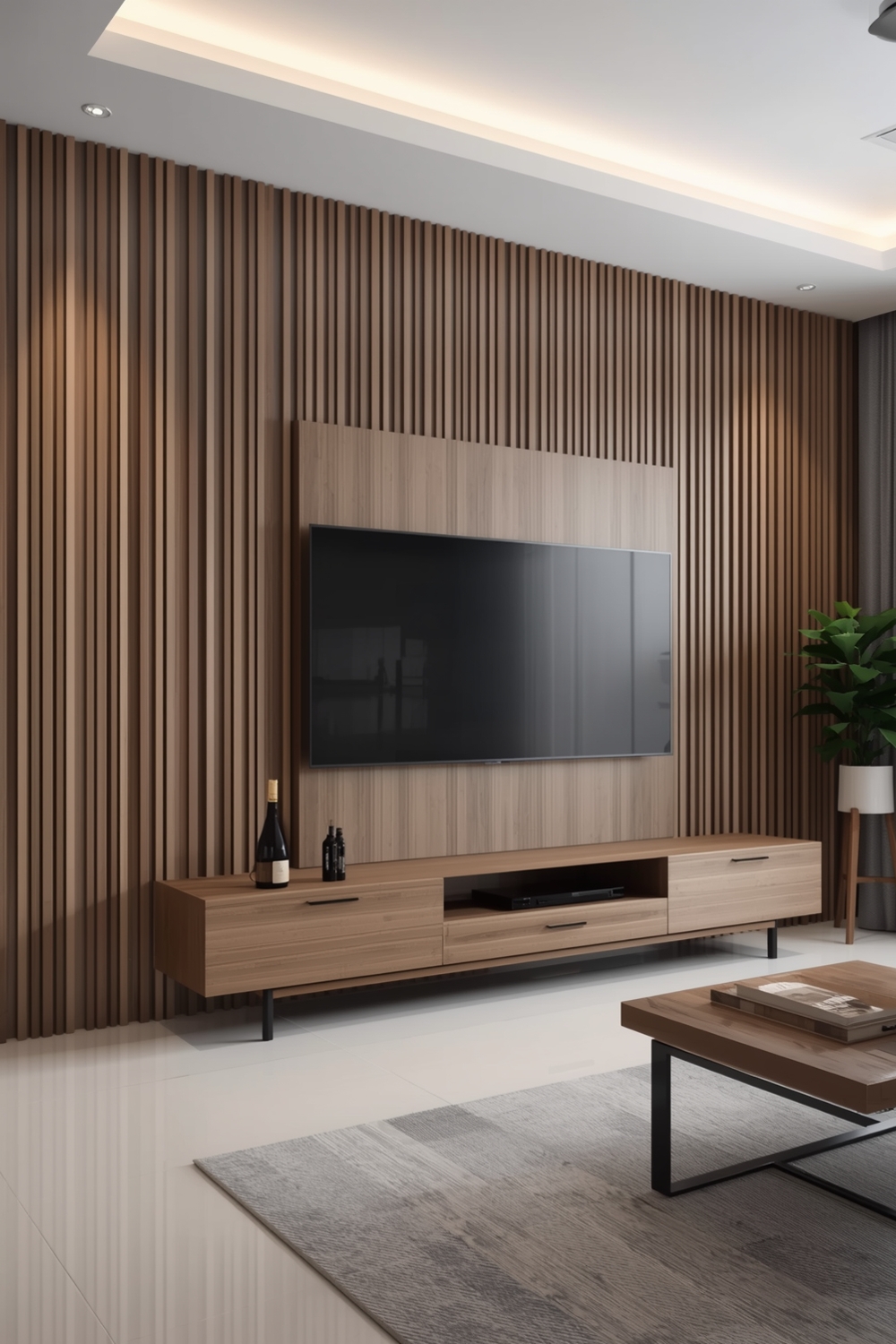 Stylish Living Room TV Wall Designs