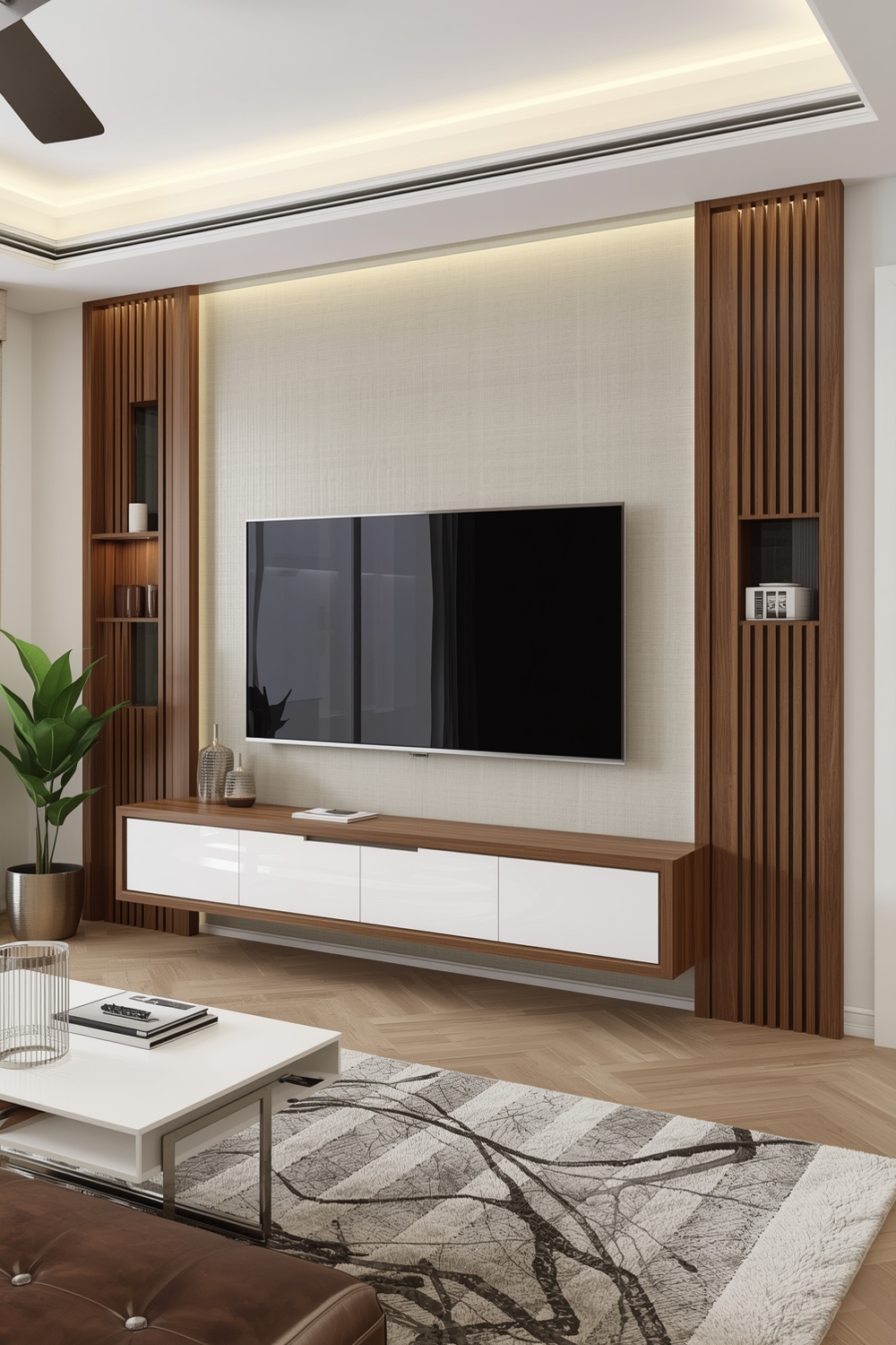 Stylish Living Room TV Wall Designs