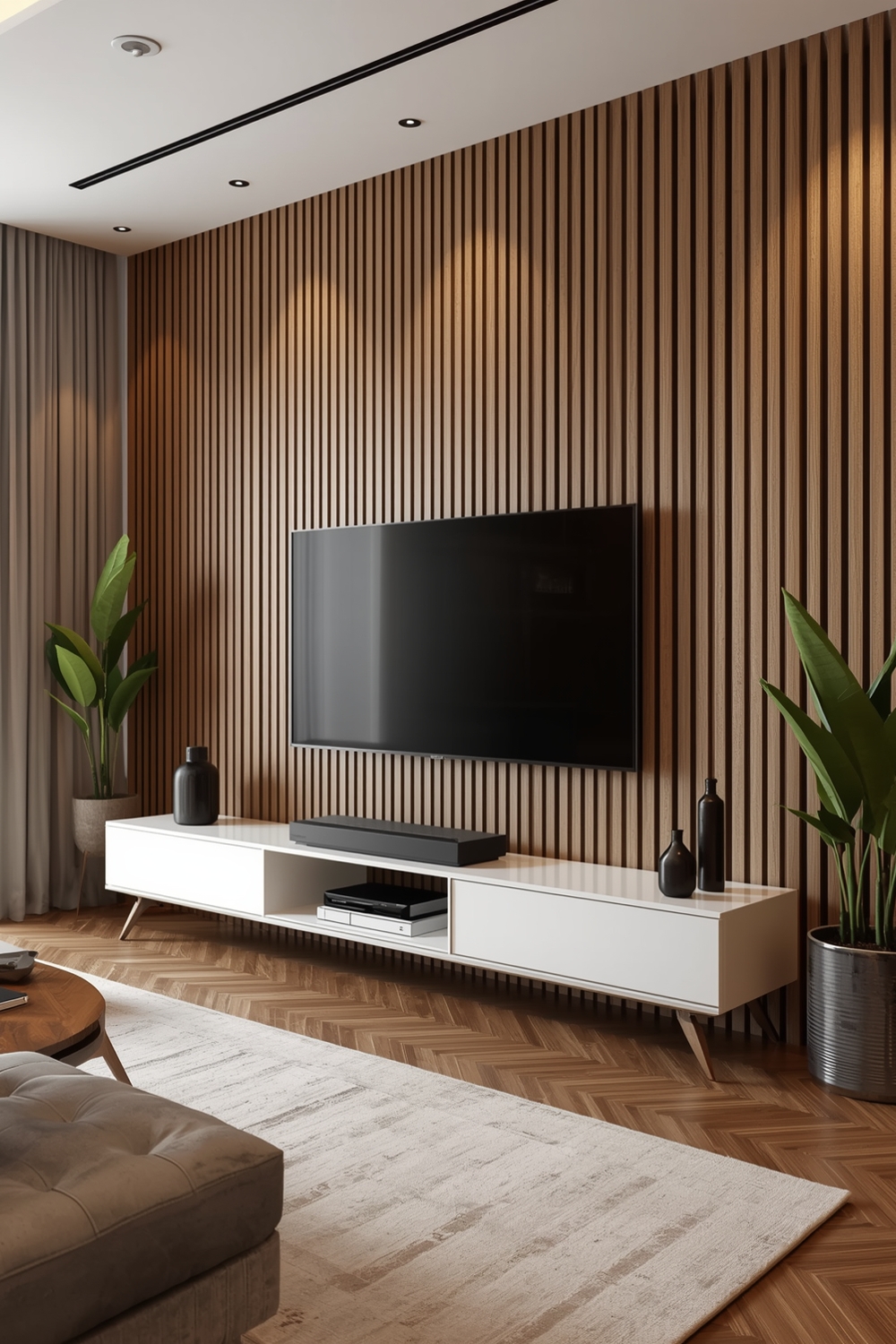Stylish Living Room TV Wall Layouts