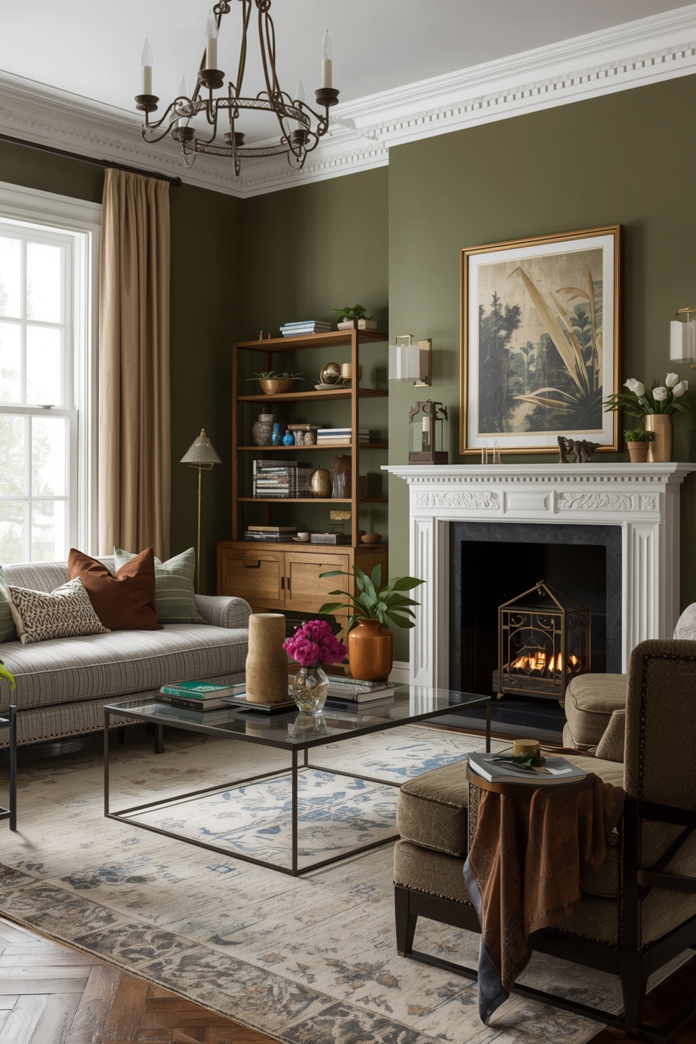 Stylish Olive Green Living Room Ideas