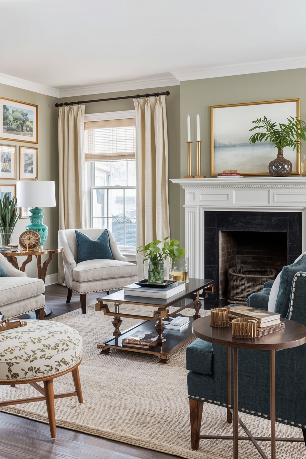 Stylish Sage Green Living Room Ideas