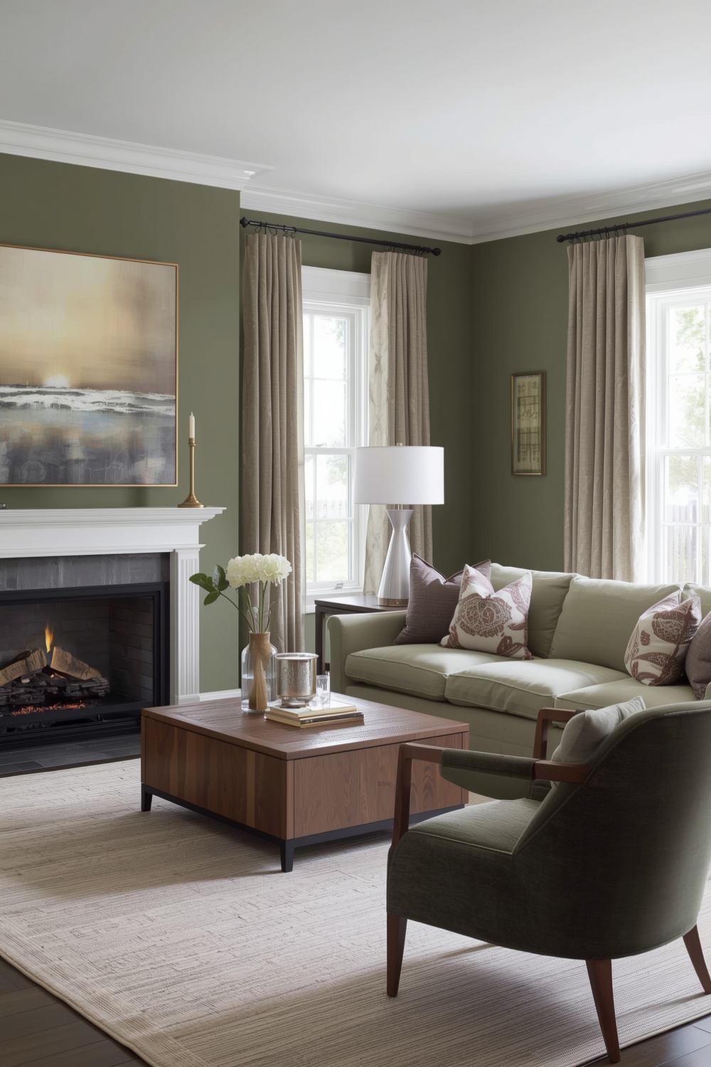 Stylish Sage Green Living Room Layouts