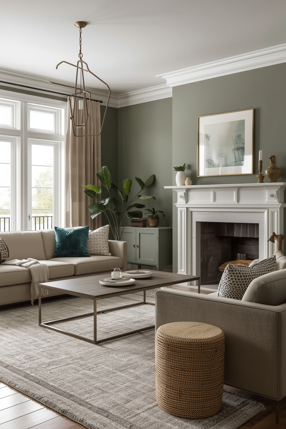 Stylish Sage Green Living Room Layouts