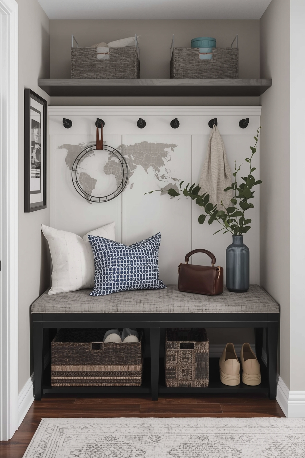 Stylish Small Entryway Storage Ideas