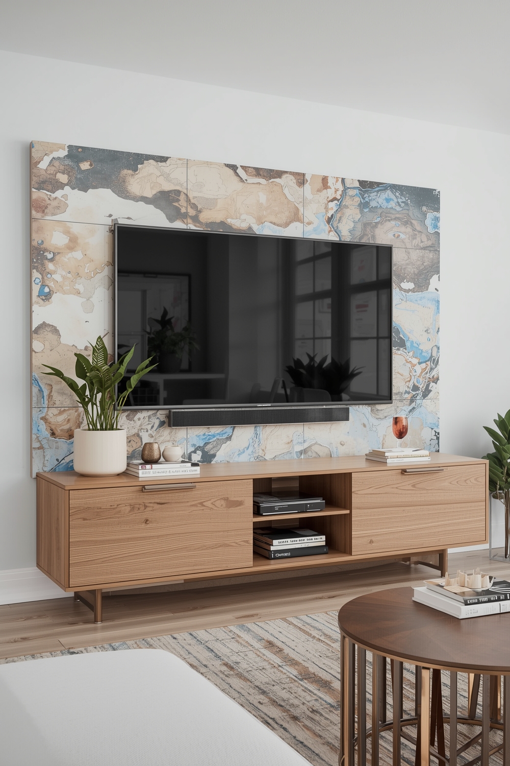 Stylish TV Wall Accent Layouts