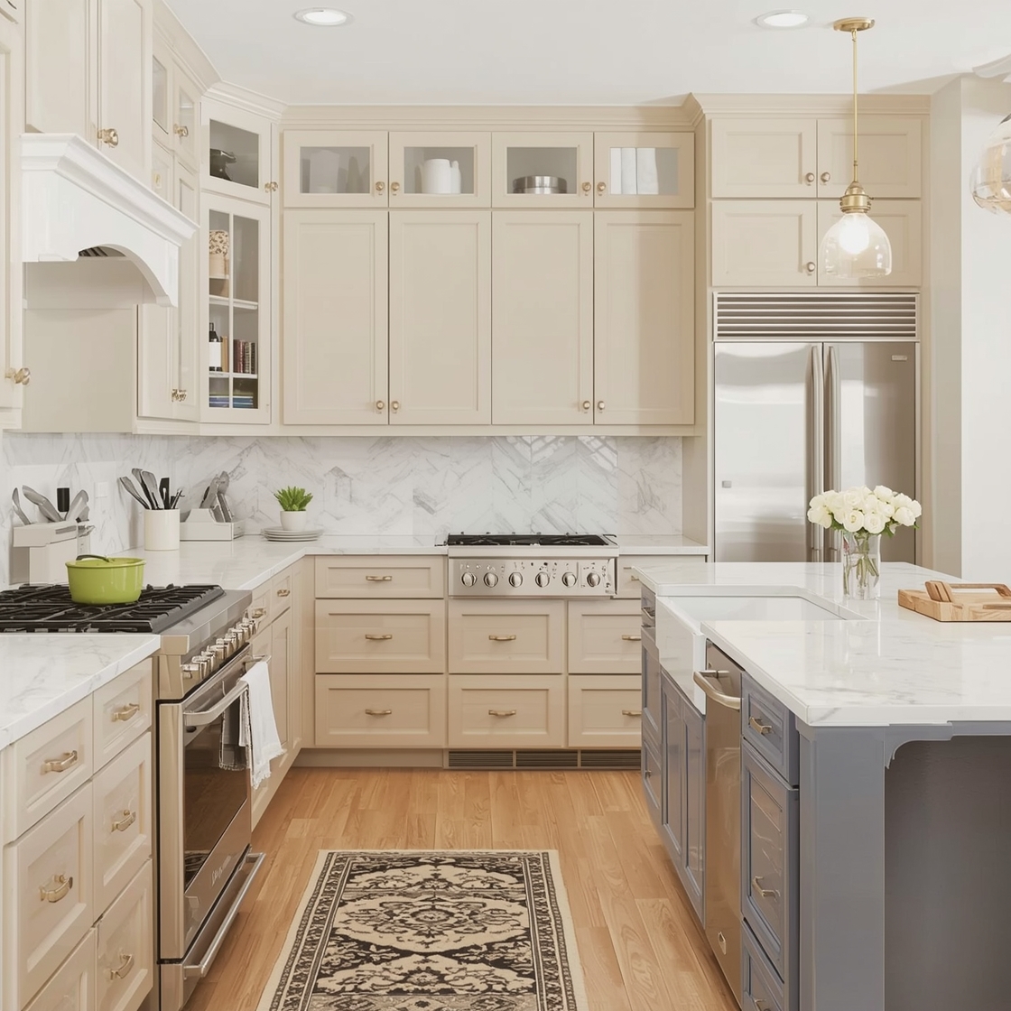 Beige Kitchen Cabinet Color