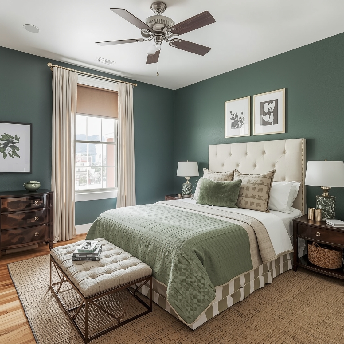 Sage Green Bed room