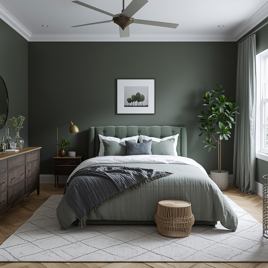 Sage Green Bed room