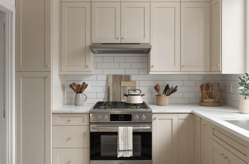 Beige Kitchen Cabinet Color