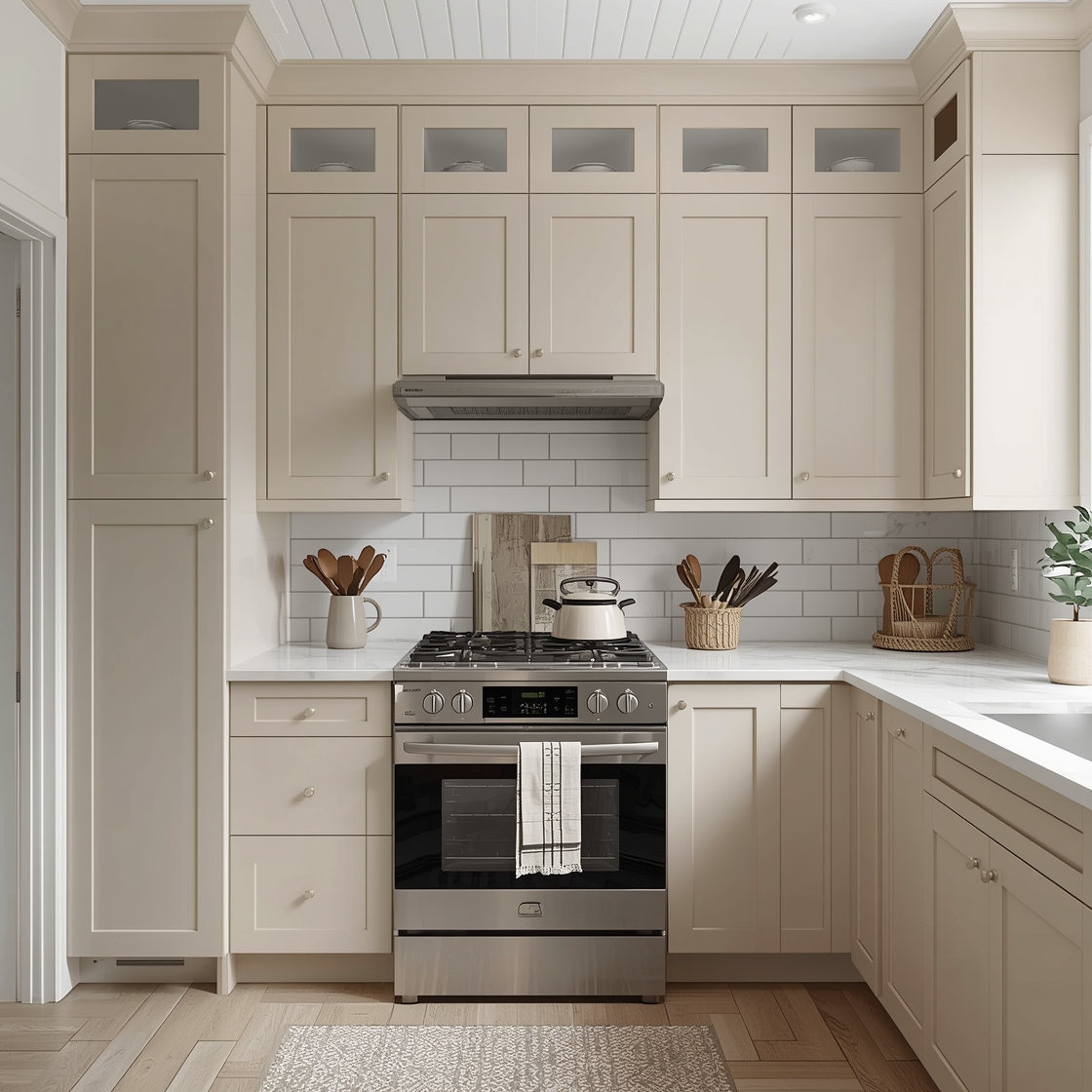Beige Kitchen Cabinet Color