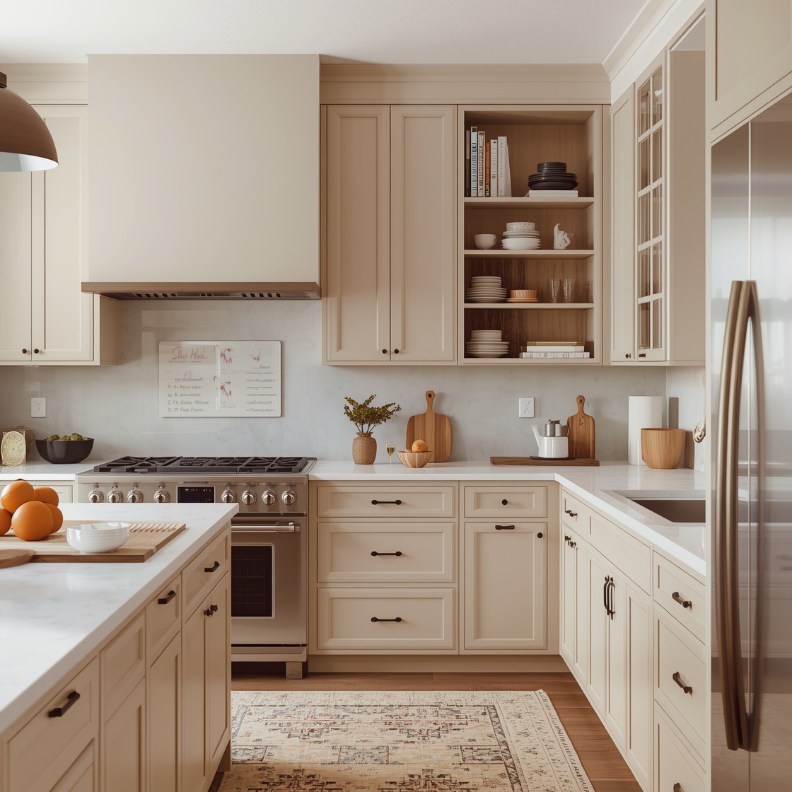 Beige Kitchen Cabinet Color