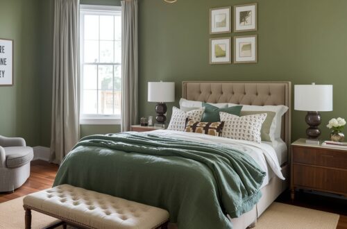 Sage Green Bedroom
