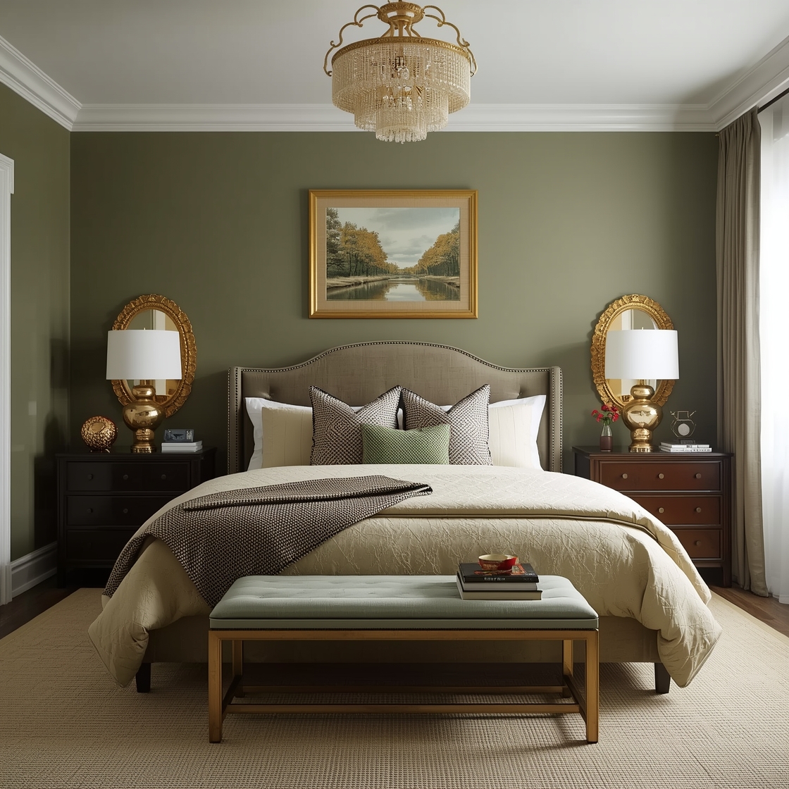 Sage Green Bedroom
