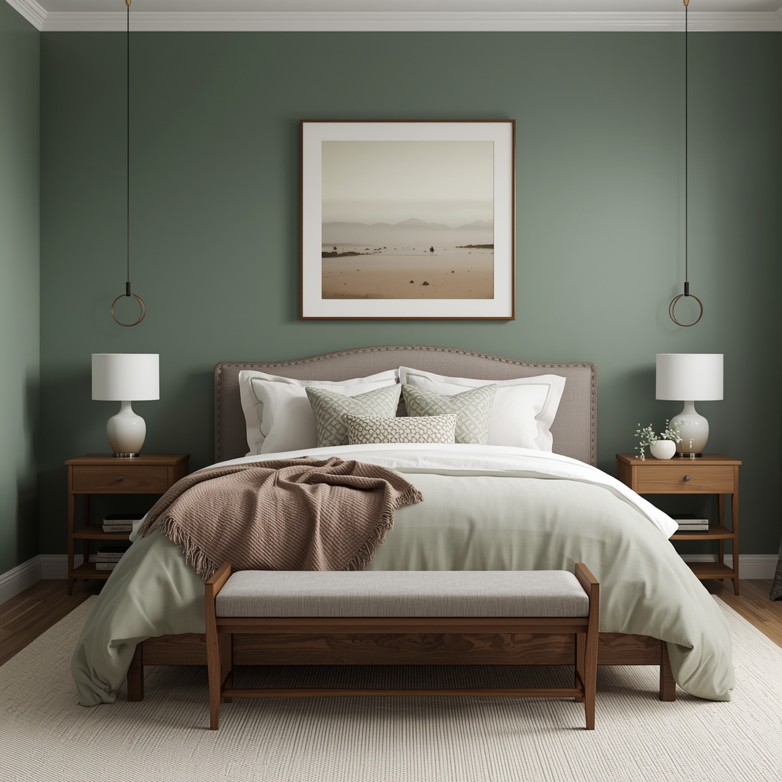 Sage Green Bedroom