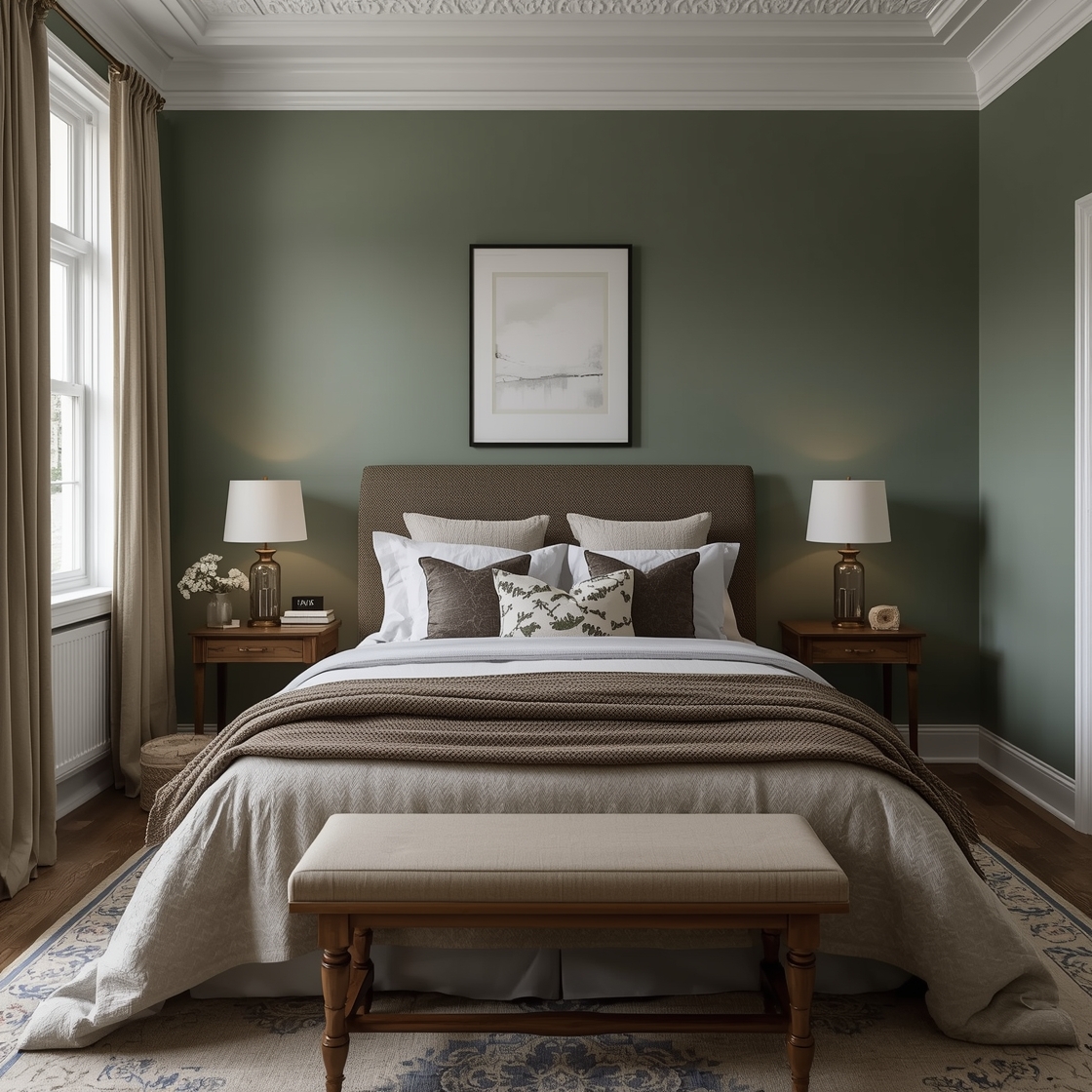 Sage Green Bedroom